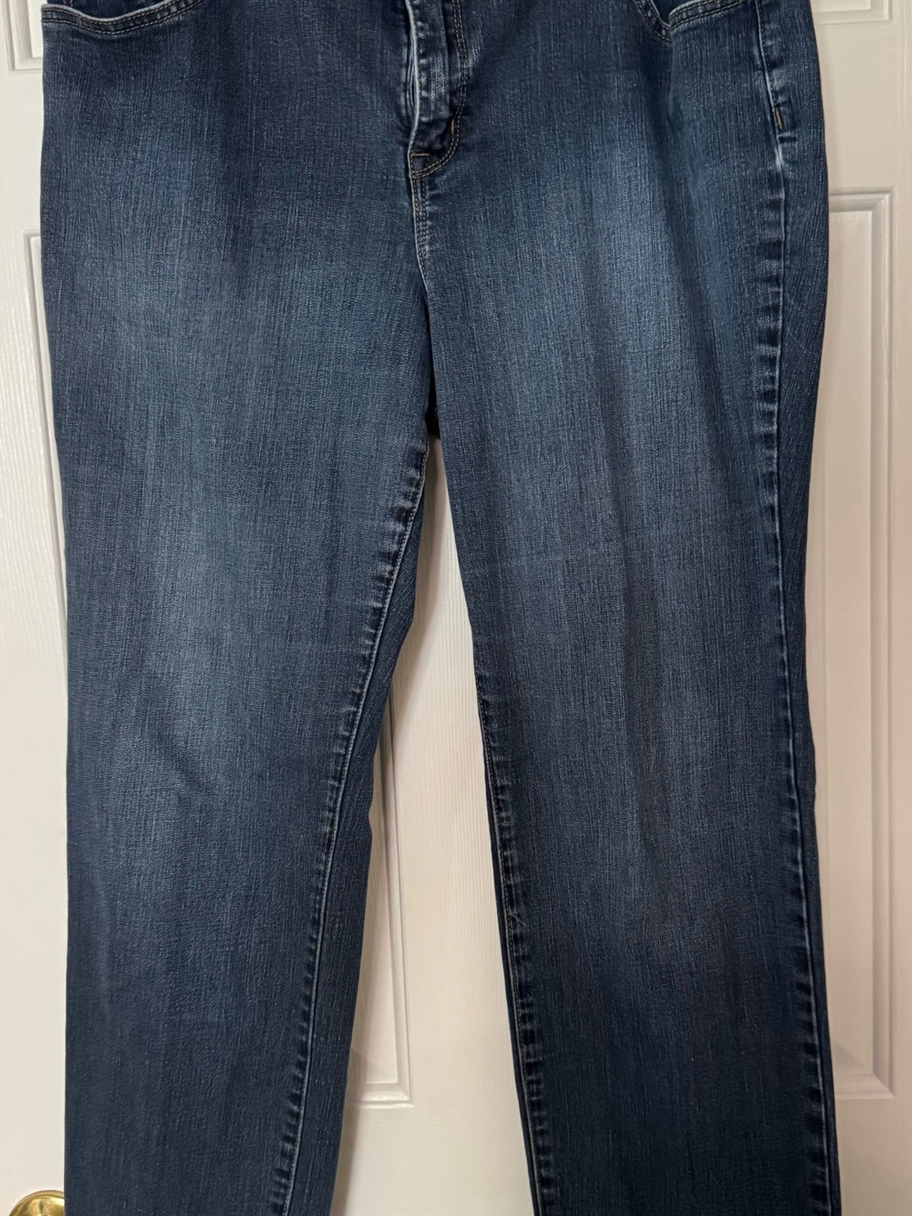 new directions Straight Leg Women's Jeans in Dark Blue Wash